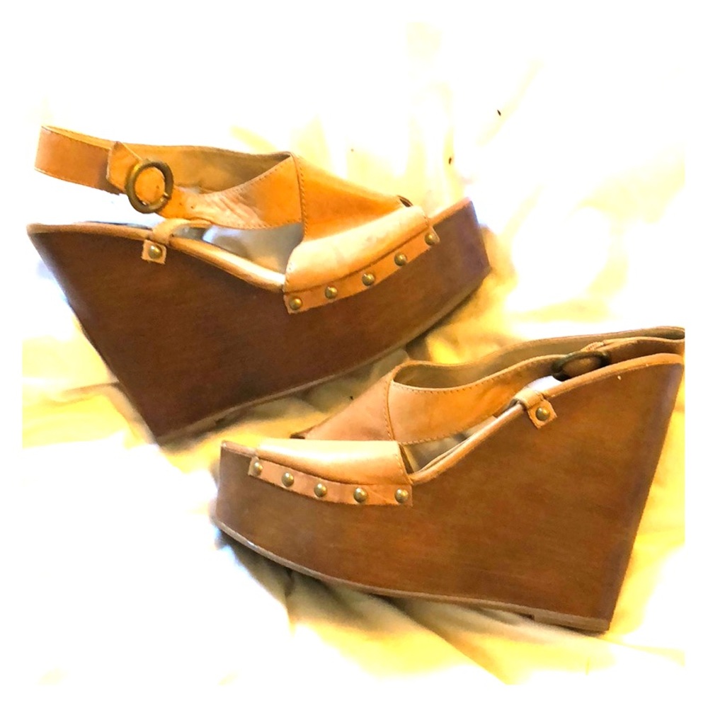 Steve Madden - Waverrly leather wedges